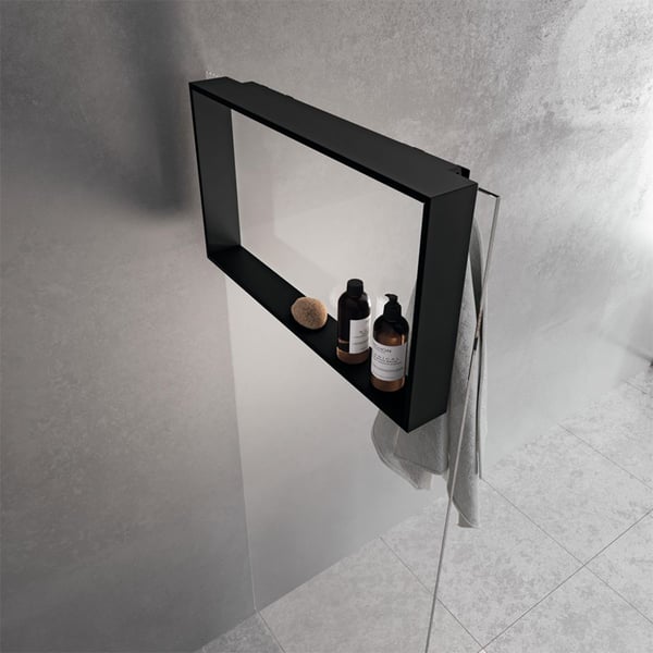 Ραφιέρα FRAME R90AKFPO4070-H Black Matt 40x60 cm